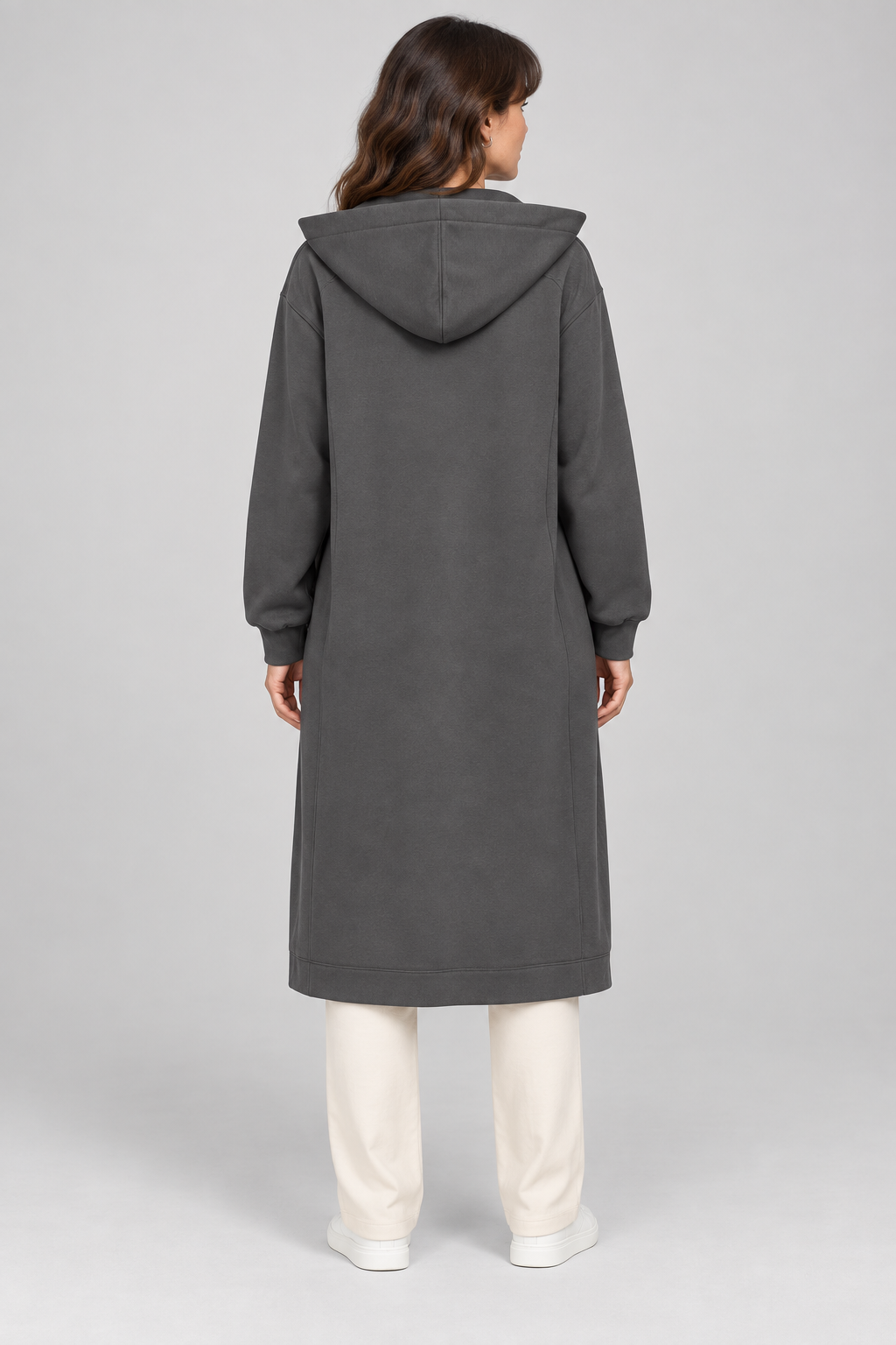 TIOMARA™ - Casual Zip Up Oversized Long Jacket