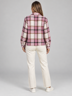 ZABEL™ - Casual Plaid Button Front Long Sleeve Jacket