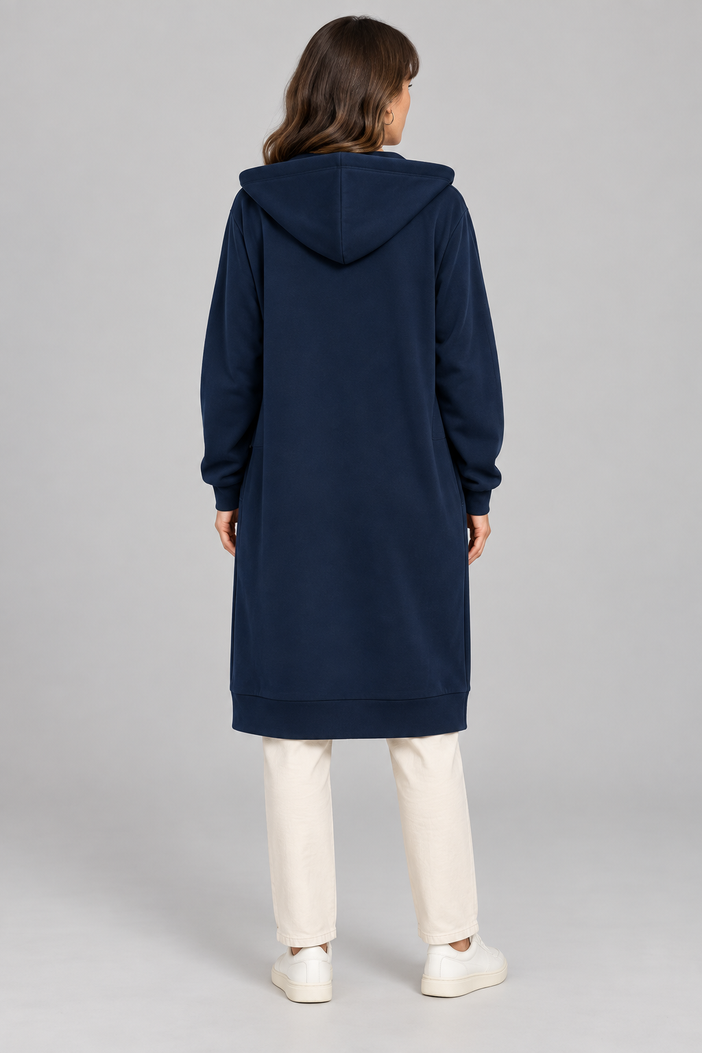 TIOMARA™ - Casual Zip Up Oversized Long Jacket
