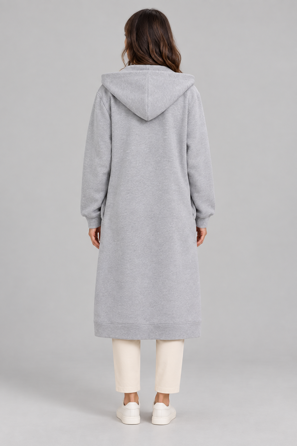 TIOMARA™ - Casual Zip Up Oversized Long Jacket