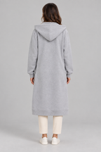 TIOMARA™ - Casual Zip Up Oversized Long Jacket