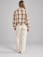 ZABEL™ - Casual Plaid Button Front Long Sleeve Jacket