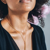 Muse Pillar Bar Necklace