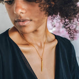 Muse Pillar Bar Necklace