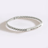 Because I F♡cking Sparkle Gold Beaded Inspire Bracelet