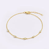 Bezel Set Diamond Bracelet