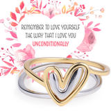 Self Love Layered Heart Ring