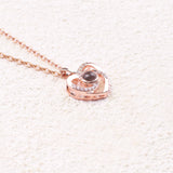 Center of My Heart Pave Photo Necklace