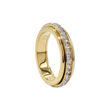 Crystal Statement Spinning Fidget Ring
