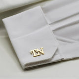 Monogrammed Cufflinks with Initials