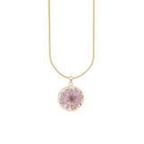 Pressed Birth Flower Necklace