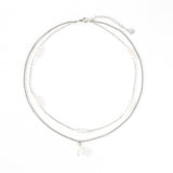 Dainty Layered Pearl Necklace