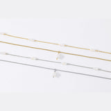 Dainty Layered Pearl Necklace