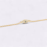 Dainty Evil Eye Charm Bracelet