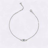 Dainty Evil Eye Charm Bracelet