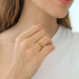 Dainty Stackable Beaded Fidget Ring Set
