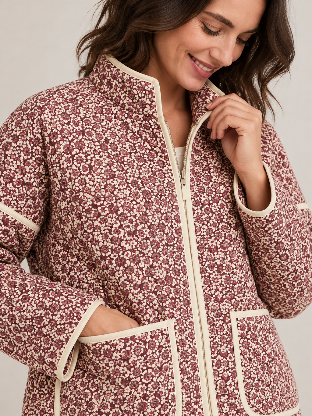 SALENTINE™ - Chic Print Style Long Sleeve Jacket