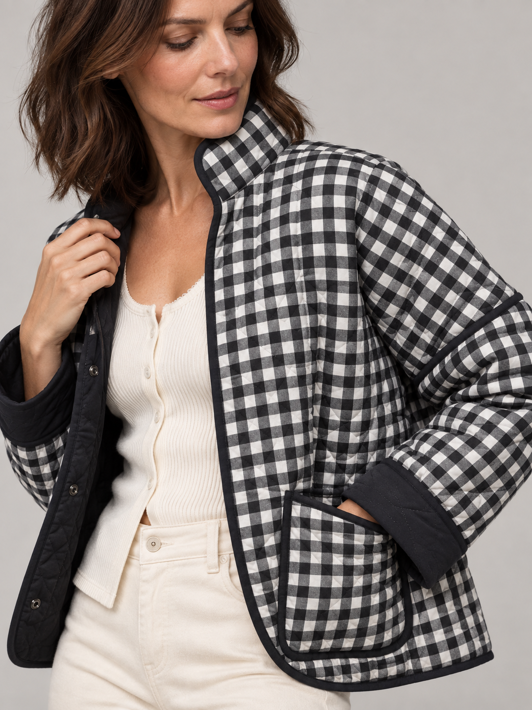 SALENTINE™ - Chic Print Style Long Sleeve Jacket