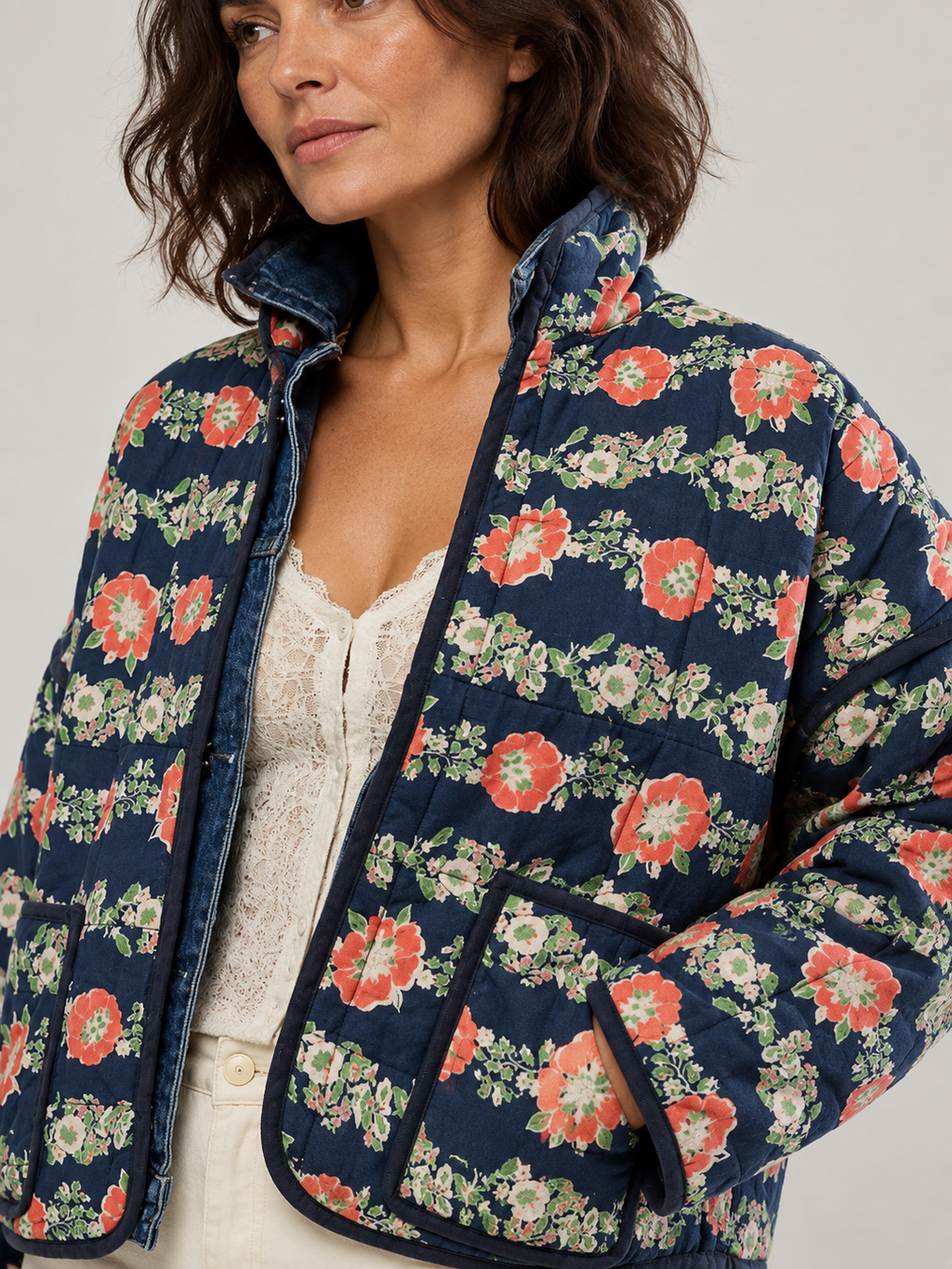 SALENTINE™ - Chic Print Style Long Sleeve Jacket