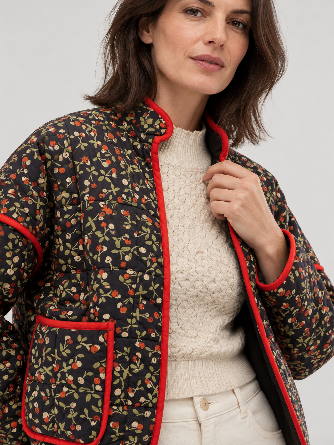 SALENTINE™ - Chic Print Style Long Sleeve Jacket