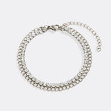 Double Chain Tennis Bracelet