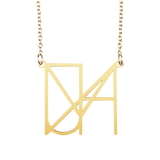 Minimalist Monogram Name Necklace
