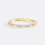 Baguette Gemstone Stacking Ring