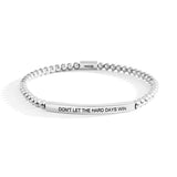 Don't Let The Hard Days Win Beaded Inspire Bracelet