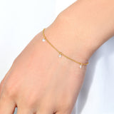 Dainty Diamond Station Bracelet