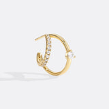 The Nova Double Hoop Earrings