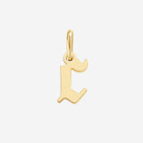 Old English Letter Charm