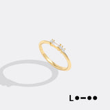 Dainty Personalized Morse Code Ring