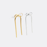 Herringbone Bow Earrings