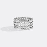 Dainty Gold Mini Ring Set
