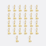 Dainty Heart Initial Charm