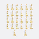 Dainty Heart Initial Charm