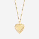 Personalized Heart Locket Necklace