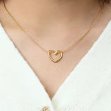Open Heart Necklace