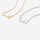 Fairy Name Necklace with Box Chain