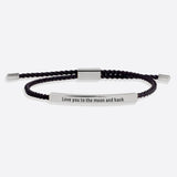 Love you to the moon and back Inspire Bracelet