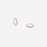 January Birthstone Eternity Stacking Ring