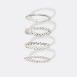 Dainty Gold Mini Ring Set