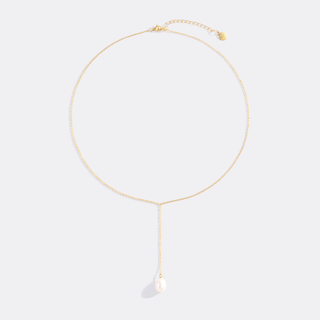 Pearl Lariat Necklace