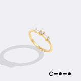 Dainty Personalized Morse Code Ring