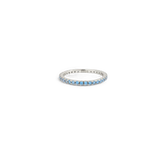 March Birthstone Eternity Stacking Ring