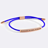 She Believed She Could, So She Did Inspire Bracelet