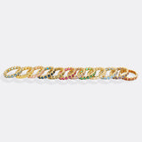 Emerald Cut Birthstone Eternity Ring