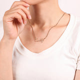 Fairy Name Necklace with Box Chain