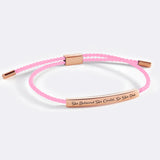 She Believed She Could, So She Did Inspire Bracelet
