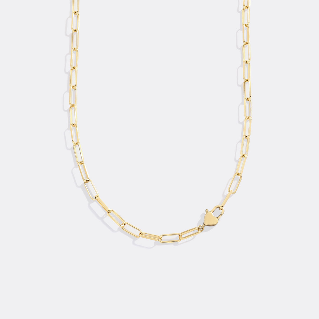 Heart Padlock Necklace